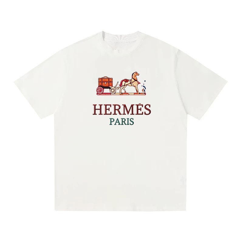HERMES Kaos Logo Seri Huruf, Unisex '"COD '"  HE - 24