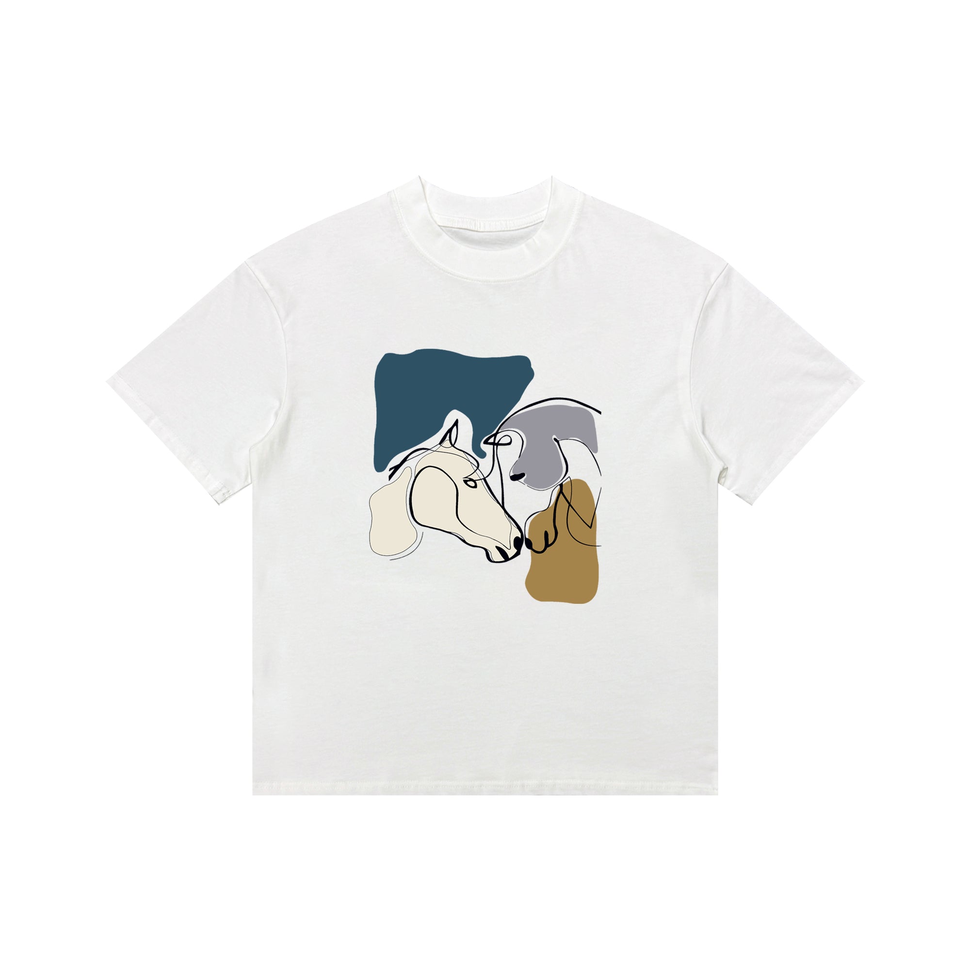 HERMES Kaos Logo Seri Huruf, Unisex '"COD '"  HE - 26