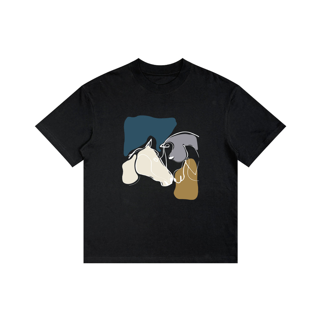 HERMES Kaos Logo Seri Huruf, Unisex '"COD '"  HE - 26