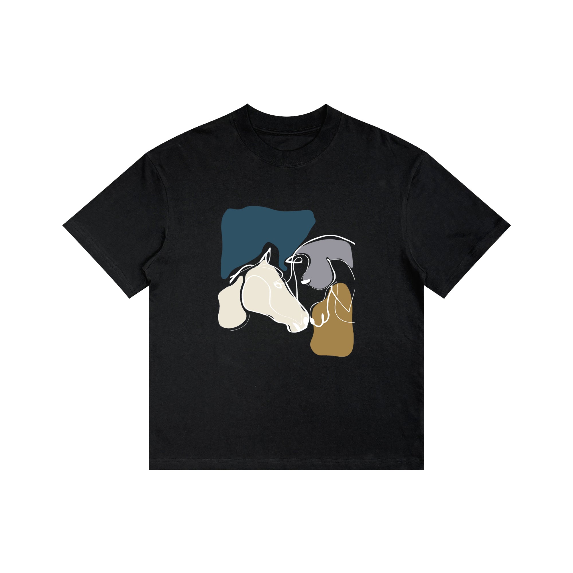 HERMES Kaos Logo Seri Huruf, Unisex '"COD '"  HE - 26