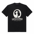 LV Kaos Logo Seri Huruf, Unisex, COD '-L-19