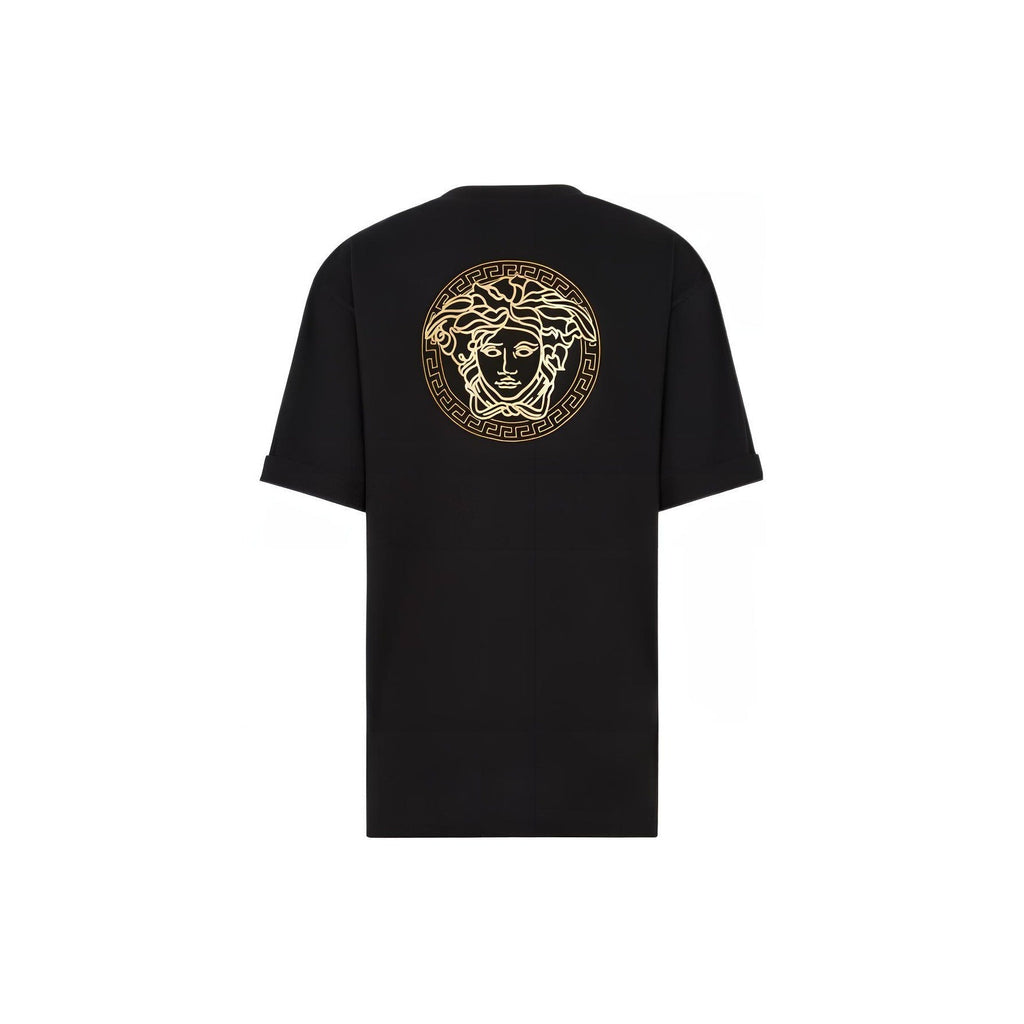 Kaos Pendek FENDI dengan Motif Gambar/Cetak, Cocok untuk Pria dan WanitaF-17