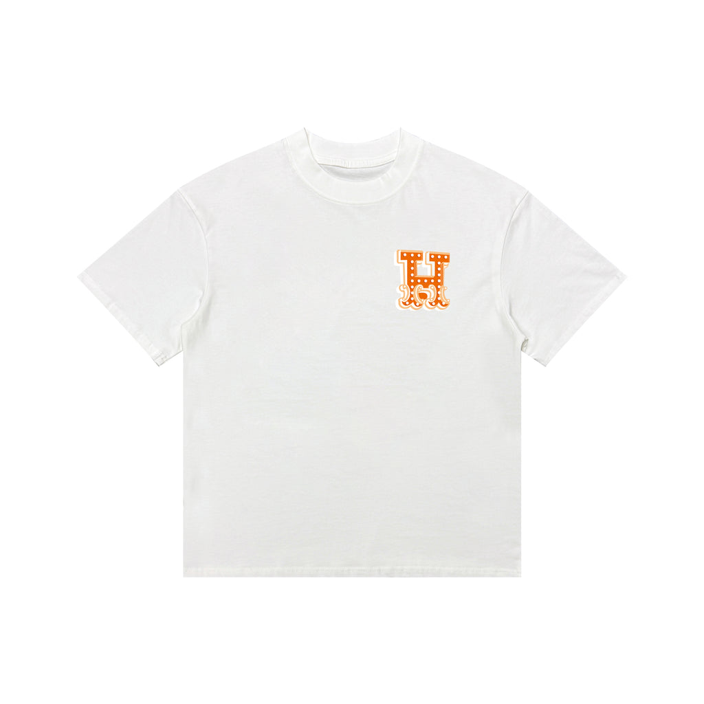 HERMES Kaos Logo Seri Huruf, Unisex '"COD '"  HE - 32