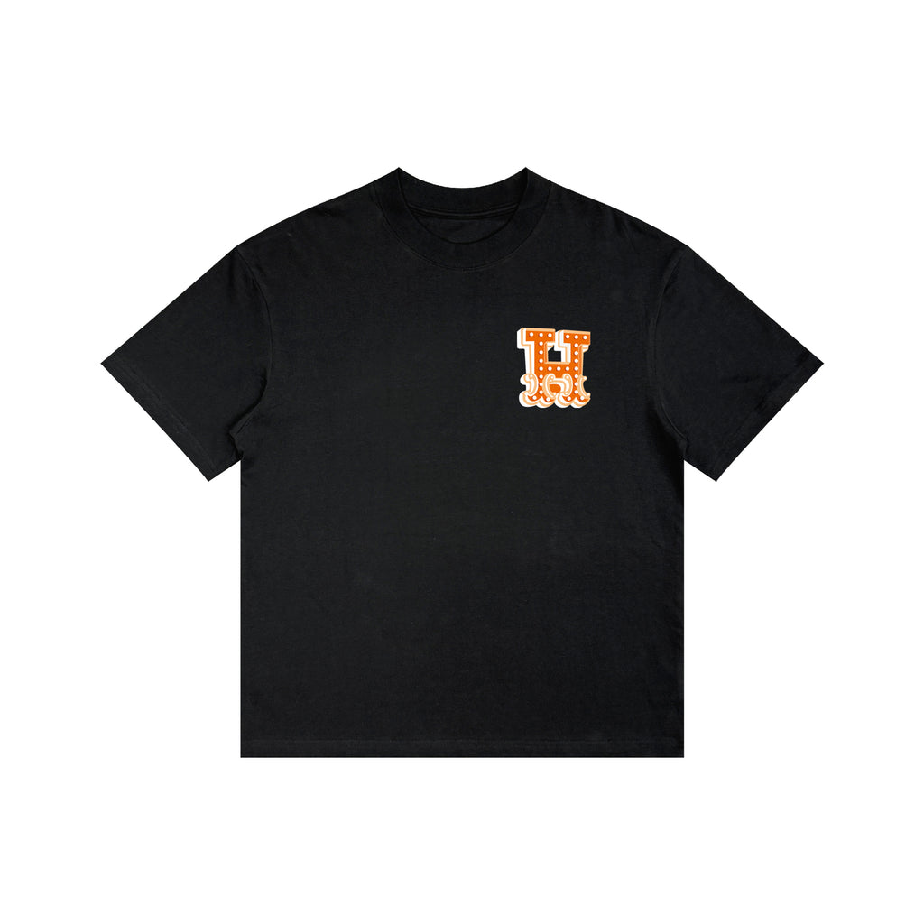 HERMES Kaos Logo Seri Huruf, Unisex '"COD '"  HE - 32