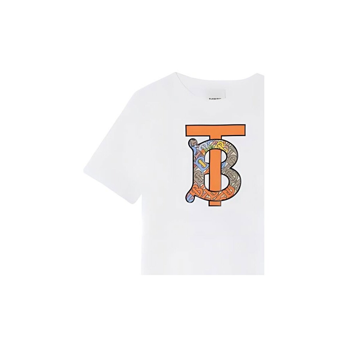 Burberry Kaos Logo Seri Huruf, Unisex, COD '"B-68
