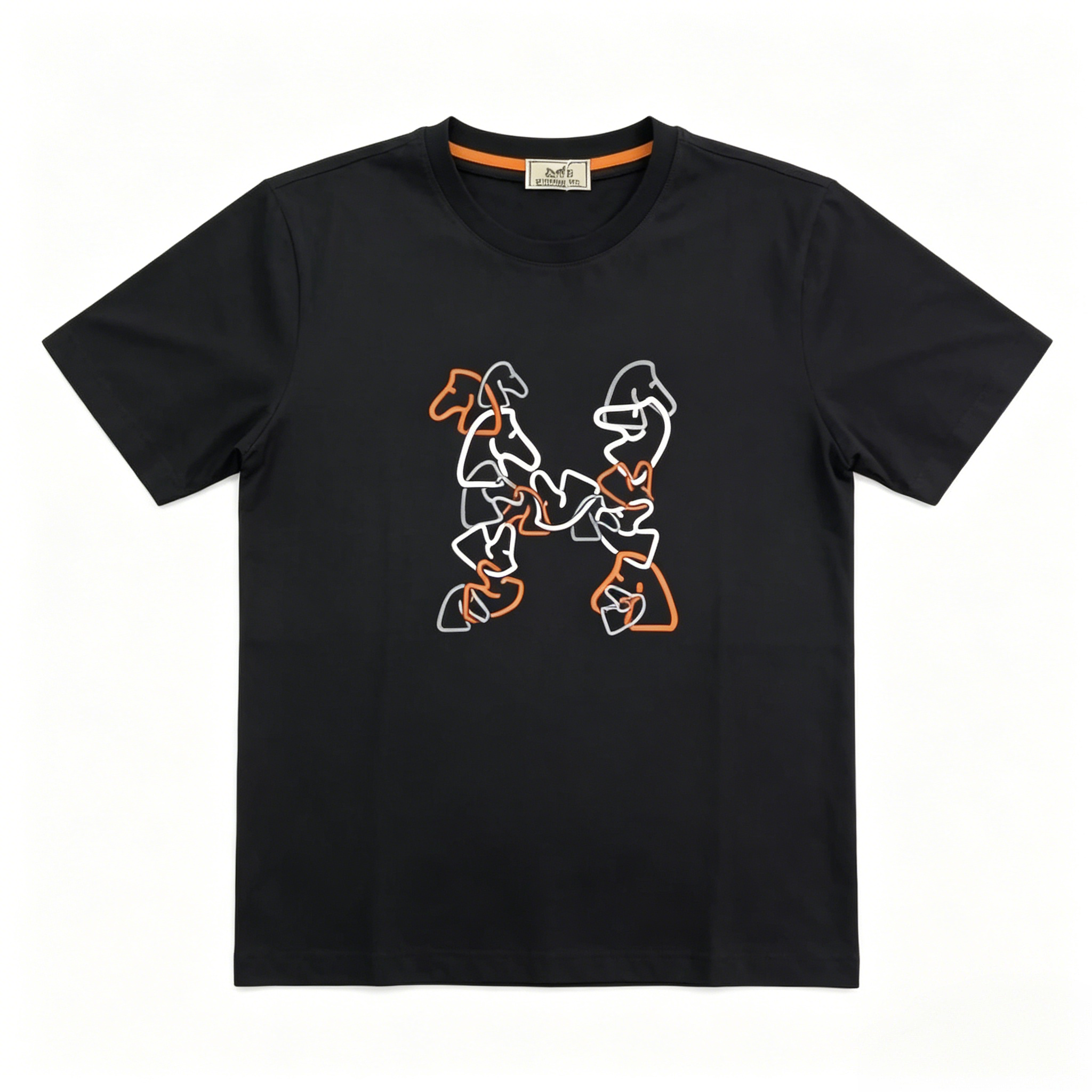 HERMES Kaos Logo Seri Huruf, Unisex '"COD '"  HE - 21