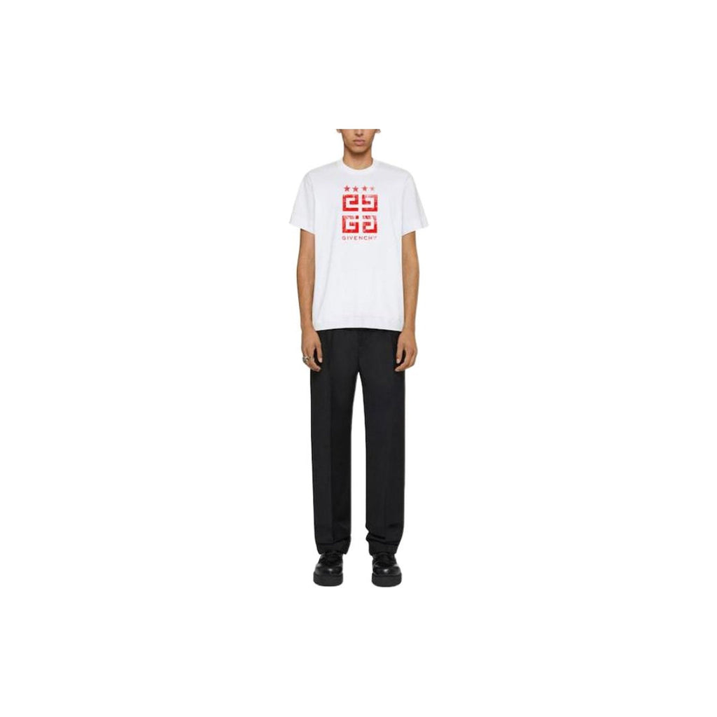 Kaos Givenchy Bermotif, Unisex -J-30