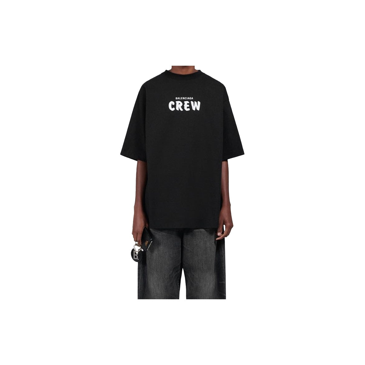 Kaos Pendek Balenciaga dengan Motif Gambar/Cetak, Cocok untuk Pria dan Wanita -BL-12