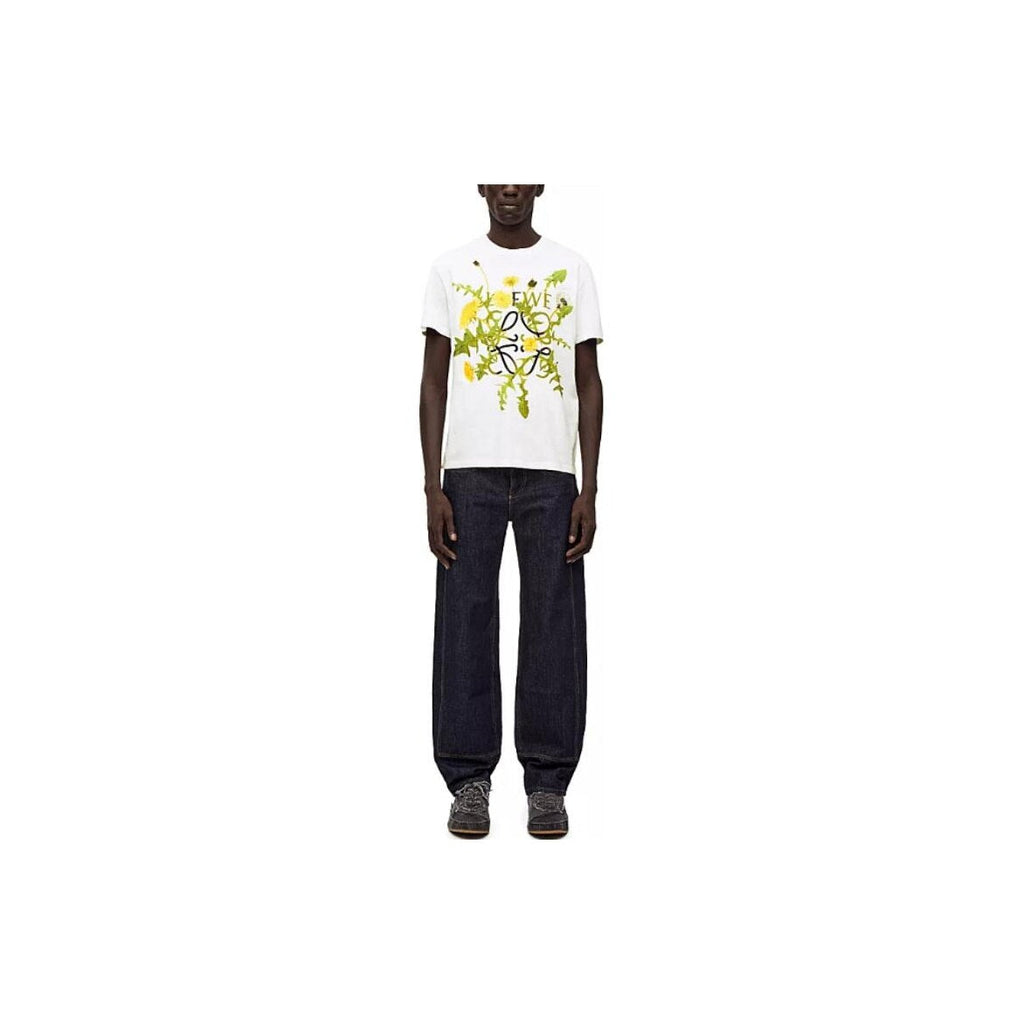 Kaos Pendek LOEWE dengan Motif Gambar/Cetak, Cocok untuk Pria dan Wanita -LE-05