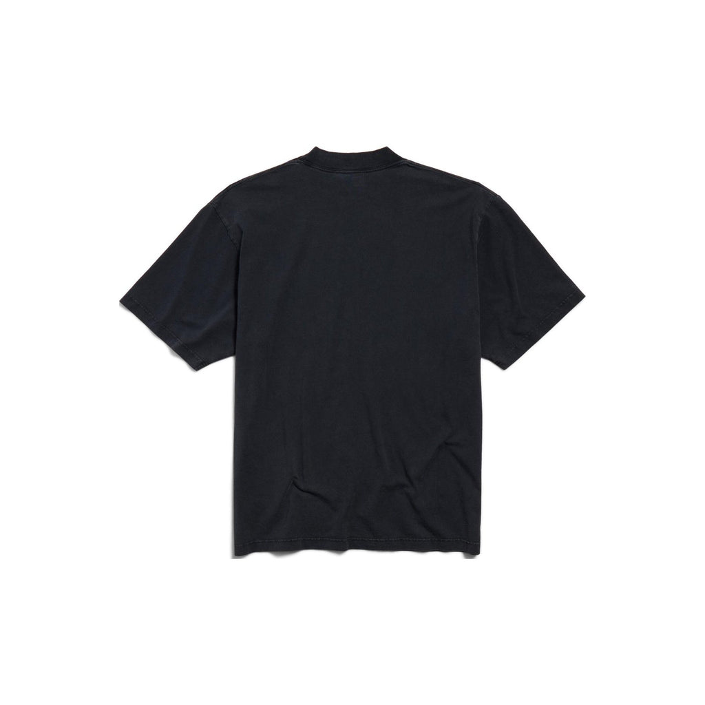 Kaos Pendek Balenciaga dengan Motif Gambar/Cetak, Cocok untuk Pria dan Wanita -BL-03