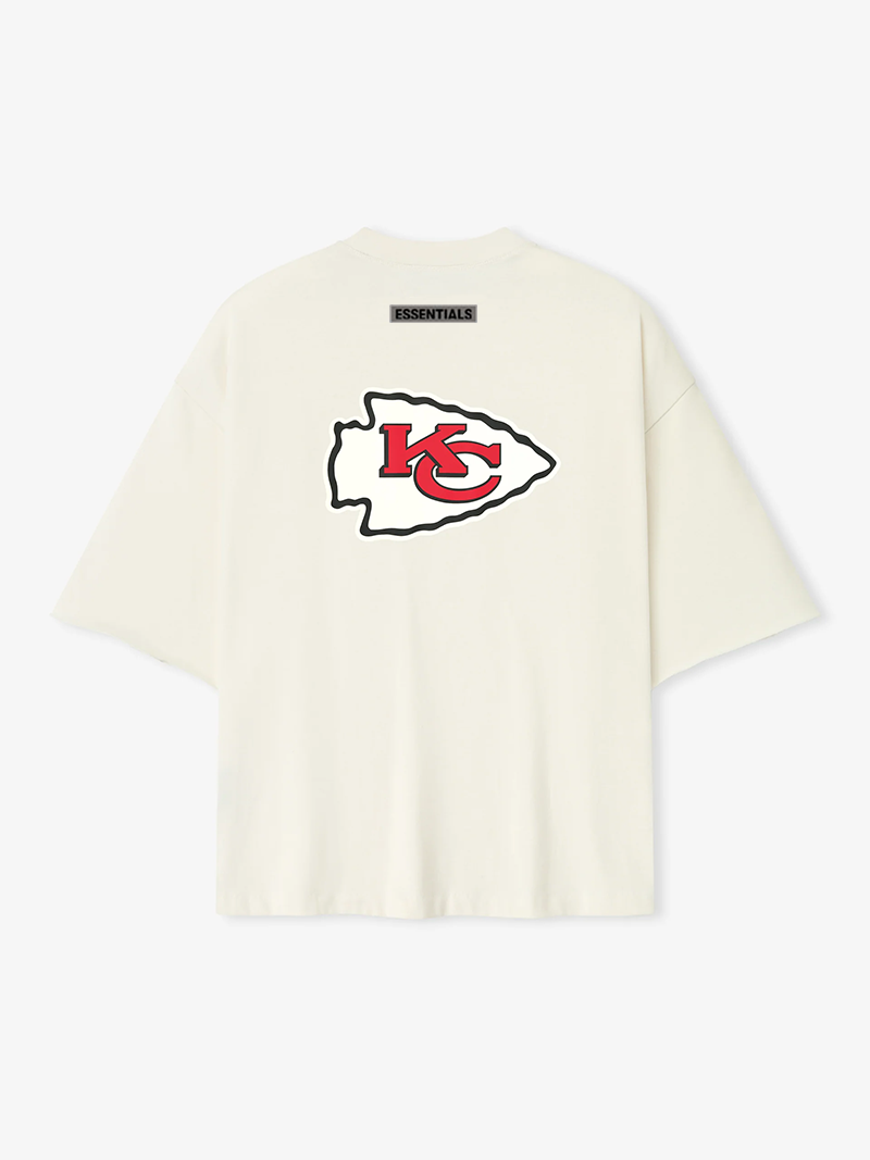 FEAR OF GOD Essentials Kaos Logo Seri Huruf, Unisex '"COD '"  FOG - 9