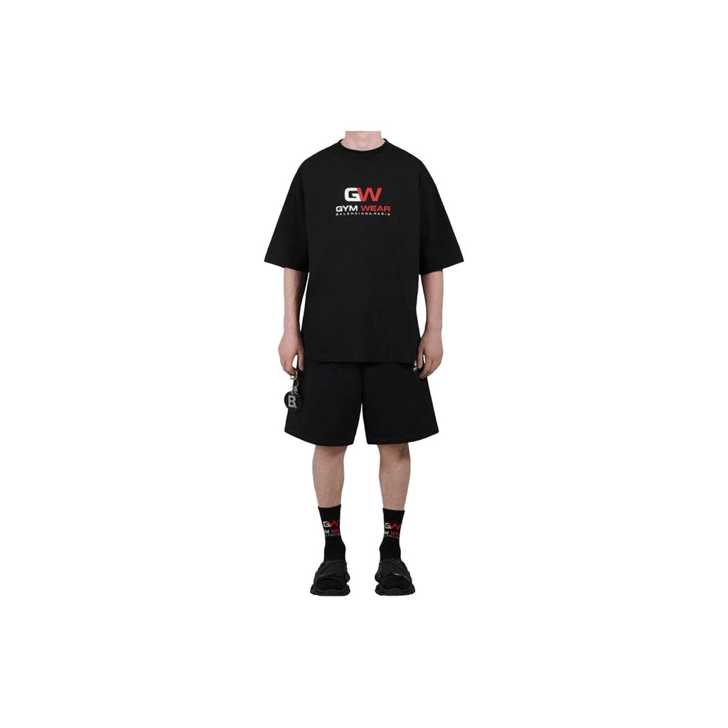 Kaos Pendek Balenciaga dengan Motif Gambar/Cetak, Cocok untuk Pria dan Wanita -BL-31