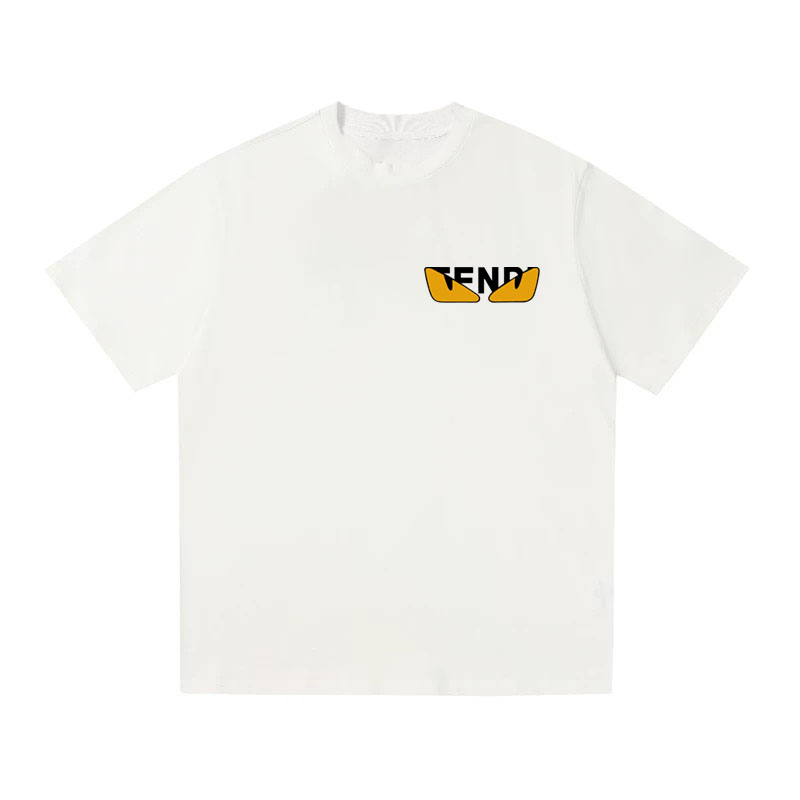 FENDI Kaos Oversize Original - Kualitas Terbaik, Unisex, COD FD-1