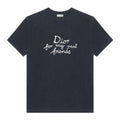 Kaos Pendek DIOR dengan Motif Gambar/Cetak, Cocok untuk Pria dan Wanita  -D-02