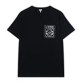 Kaos Pendek LOEWE dengan Motif Gambar/Cetak, Cocok untuk Pria dan Wanita -LE-04