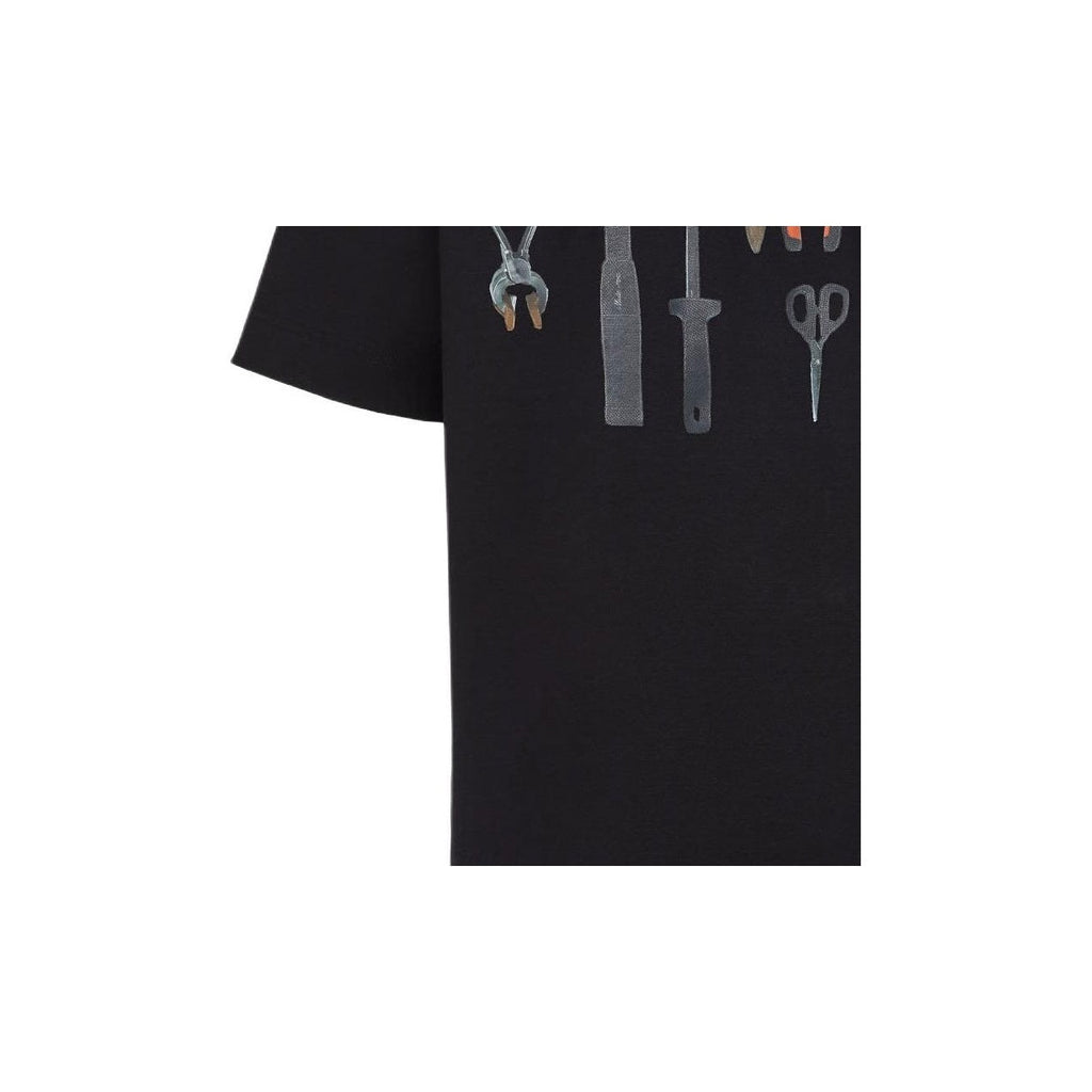 Kaos Pendek FENDI dengan Motif Gambar/Cetak, Cocok untuk Pria dan WanitaF-21