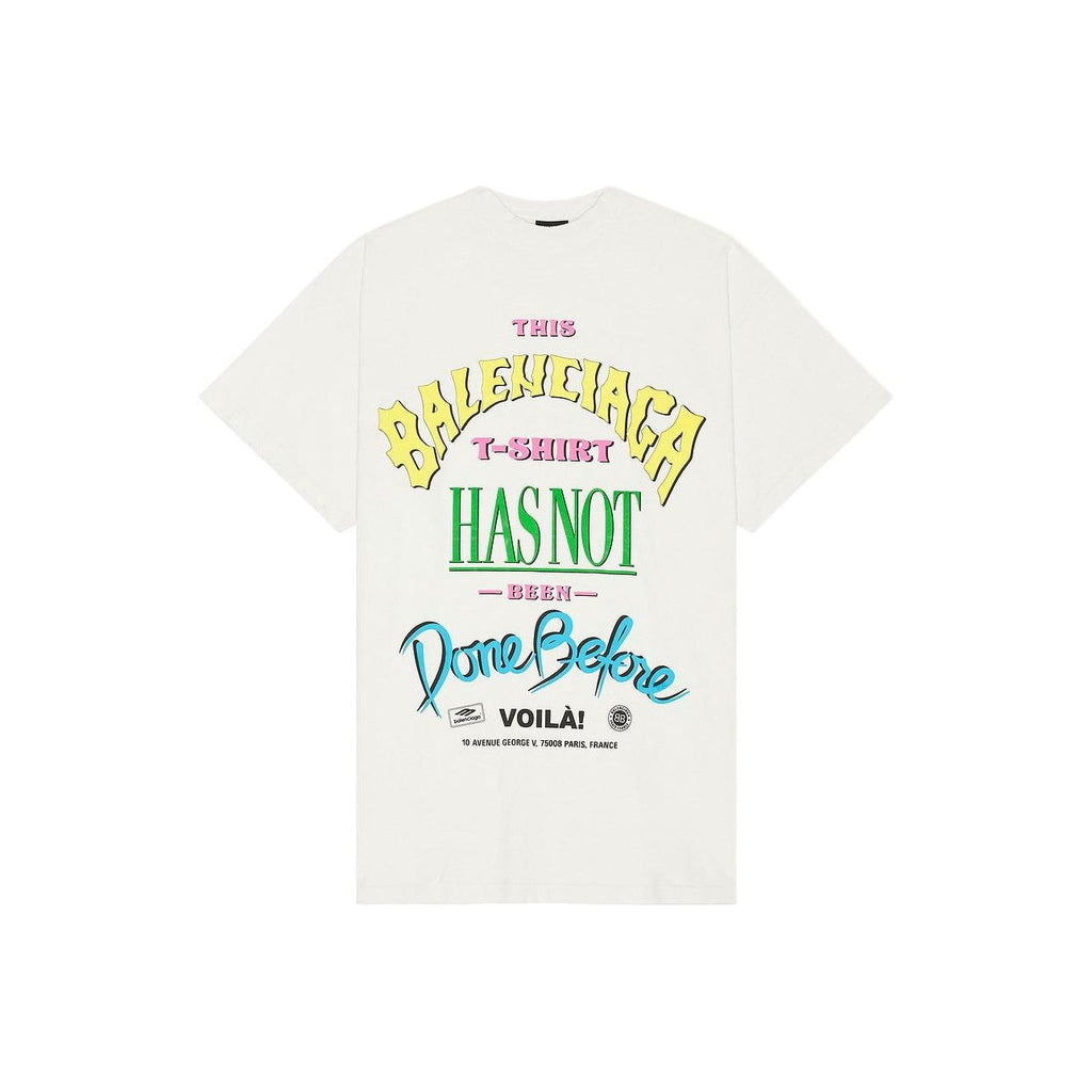Kaos Pendek Balenciaga dengan Motif Gambar/Cetak, Cocok untuk Pria dan Wanita -BL-33