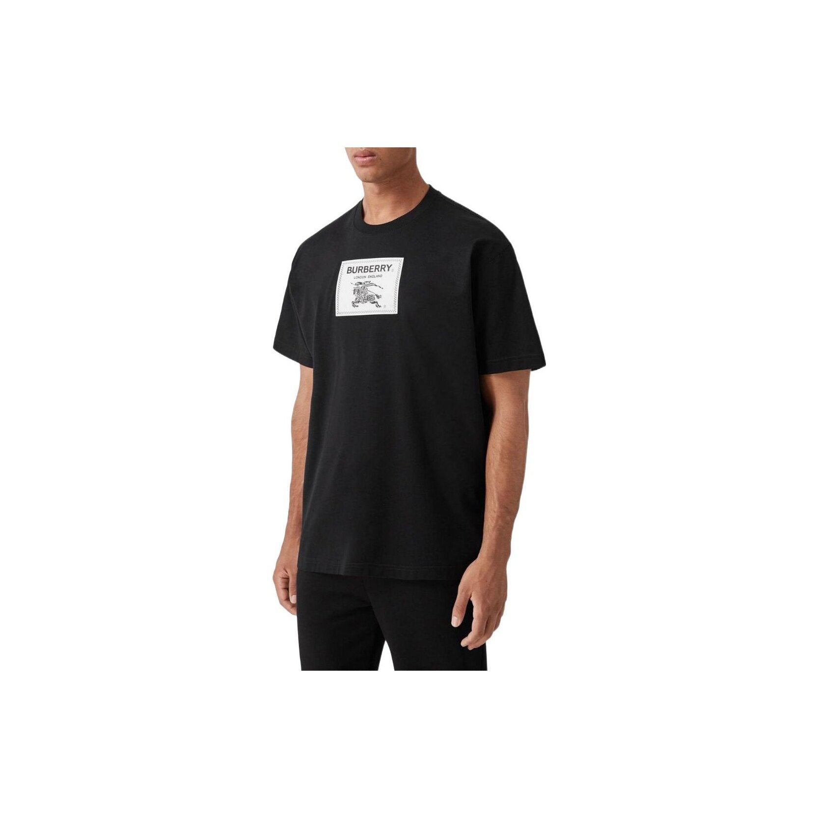 Burberry Kaos Logo Seri Huruf, Unisex, COD '"B-65