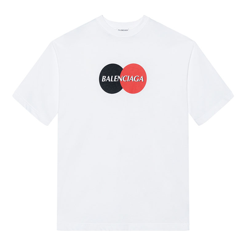 Kaos Pendek Balenciaga dengan Motif Gambar/Cetak, Cocok untuk Pria dan Wanita -BL-36
