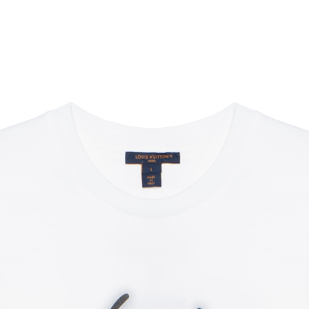 LV Kaos Logo Seri Huruf, Unisex, COD '-L-03