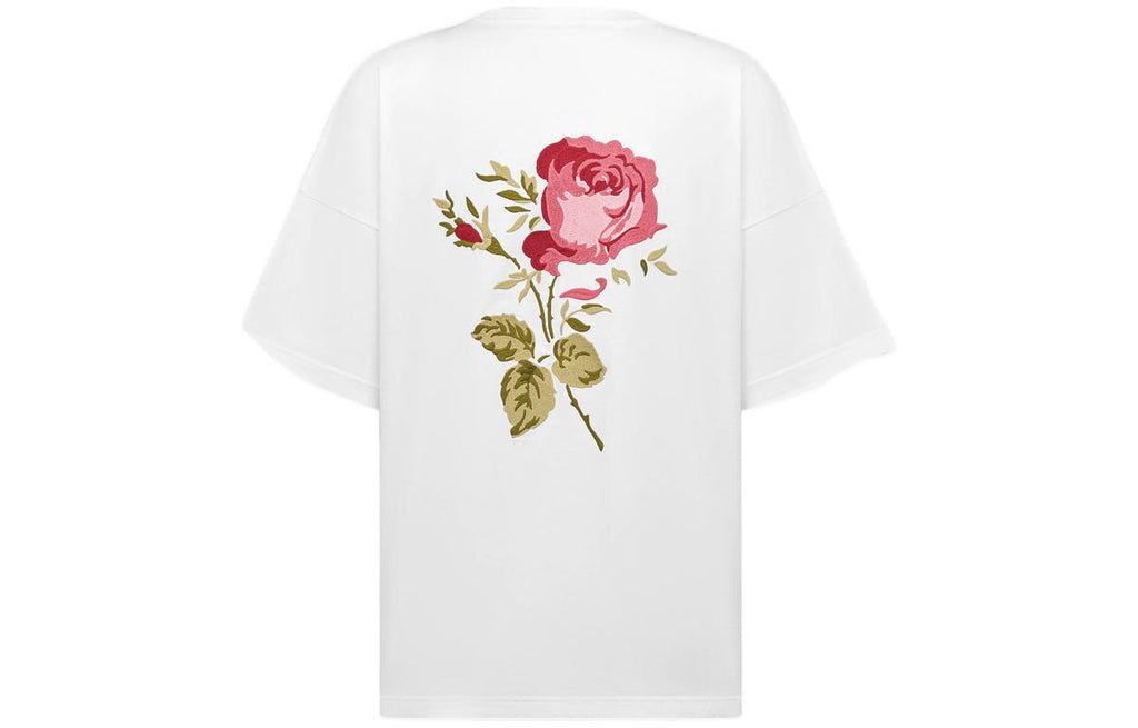 Kaos Pendek DIOR dengan Motif Gambar/Cetak, Cocok untuk Pria dan Wanita  -D-21