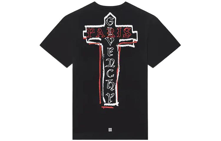 Kaos Givenchy Bermotif, Unisex -J-24
