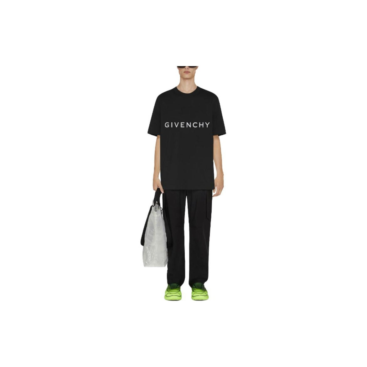 Kaos Givenchy Bermotif, Unisex -J-19