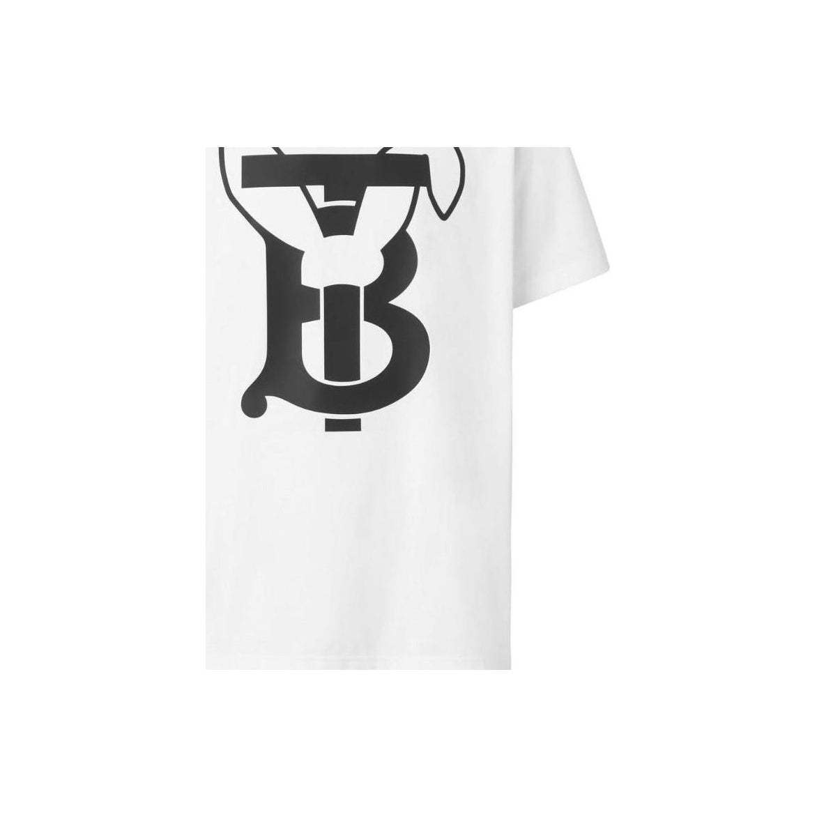 Burberry Kaos Logo Seri Huruf, Unisex, COD '"B-55