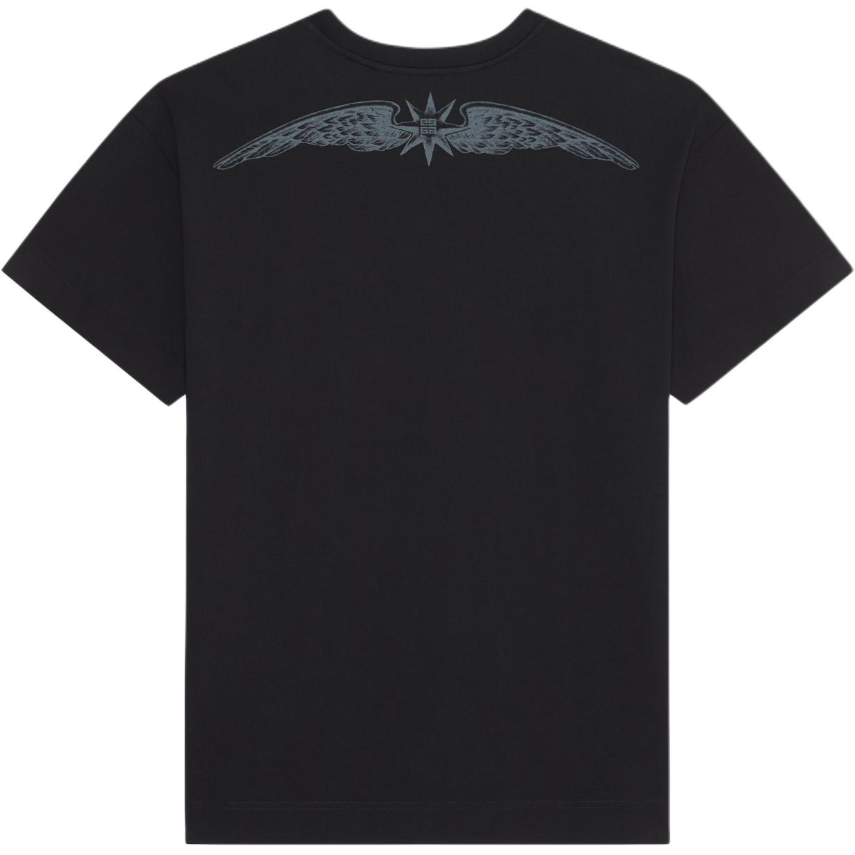 Kaos Givenchy Bermotif, Unisex -J-31