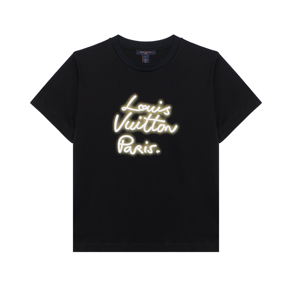 LV Kaos Logo Seri Huruf, Unisex, COD '-L-02